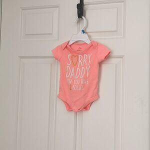 5/$10 Baby starters short sleeve Onesies size 6 m